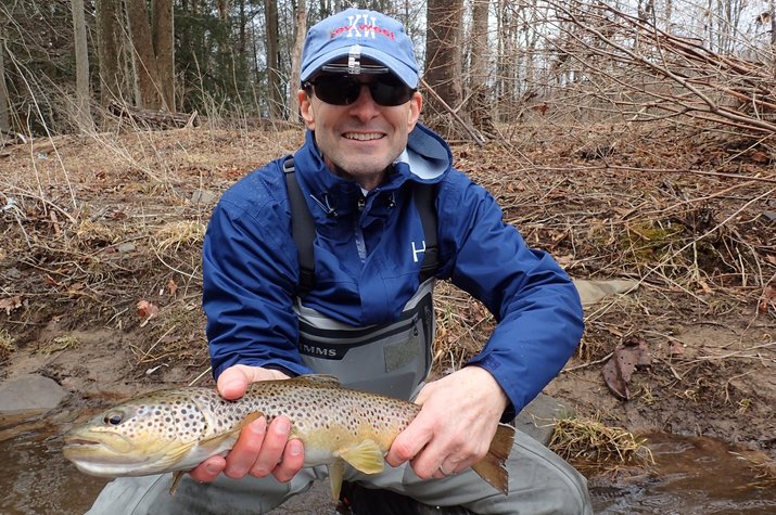 fly fishing the pocono mountains with filingo fly fishing for wild brown trout