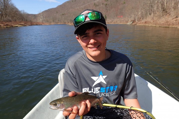 guided fly fishing new york west branch delaware river fly fishing wild trout new york guide jesse filingo