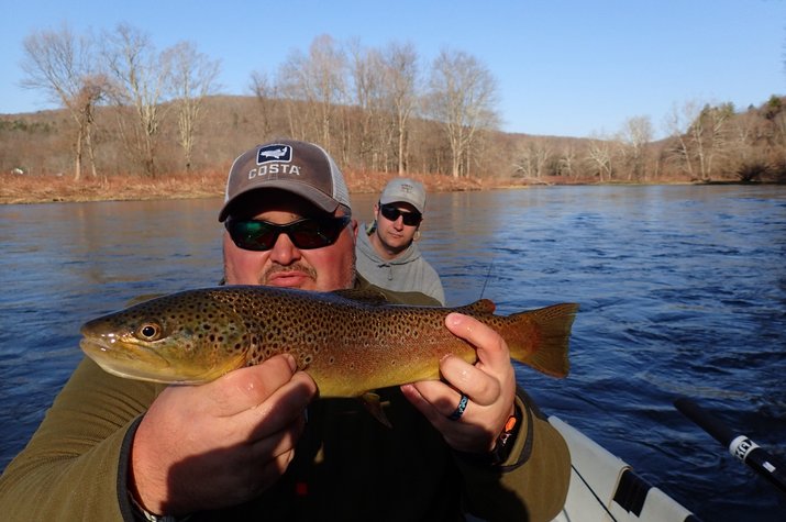 guided fly fishing new york and pennsylvania upper delaware river for big wild trout guide jesse filingo filingo fly fishing