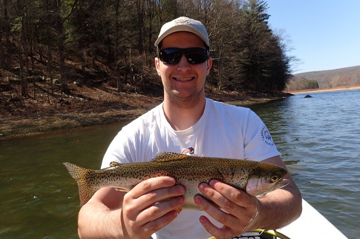 guided fly fishing delaware river big wild trout new york delaware river guide jesse filingo