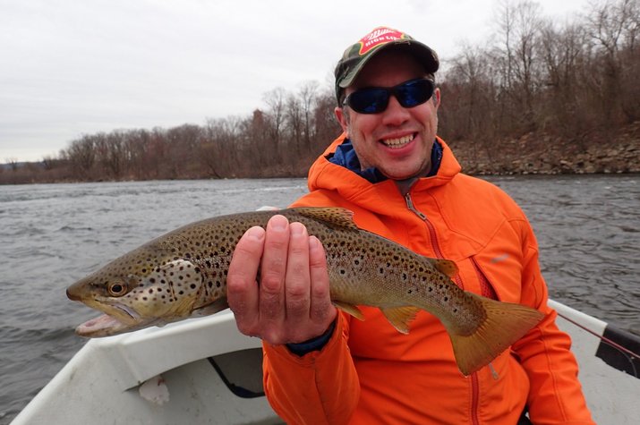 guided fly fishing pocono mountains pennsylvania wild trout with guide jesse filingo pocono mountains