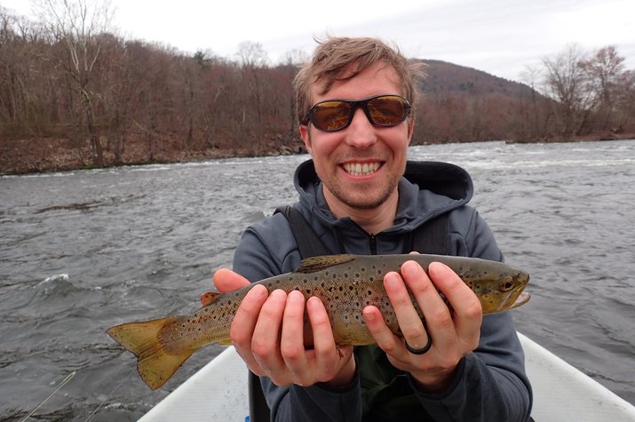 guided fly fishing pocono mountains pennsylvania fly fishing guide jesse filingo of filingo fly fishing
