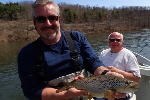 delaware river slab on a guided fly fishing float trip with jesse filingo (320)