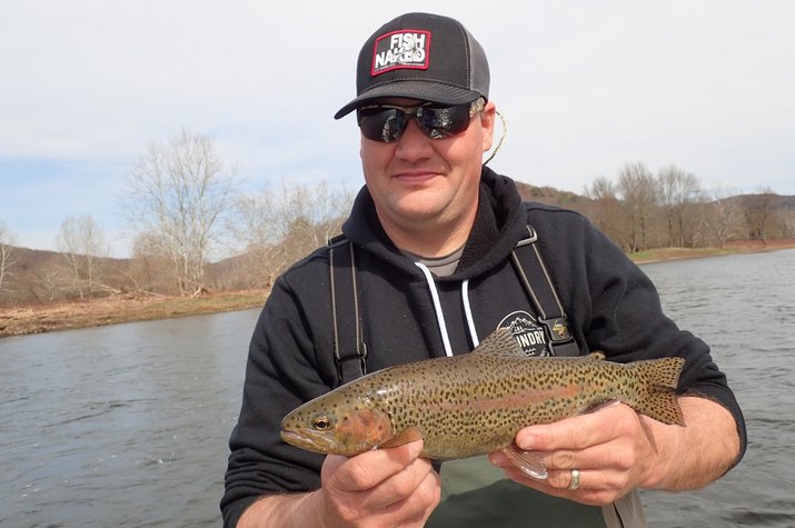 guided fly fishing new york west branch delaware river fly fishing guide jesse filingo 