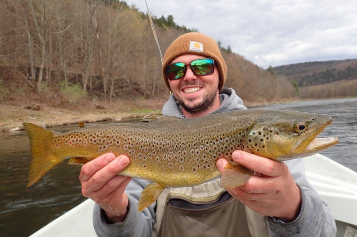 fly fishing guide upper delaware river new york and pennsylvania fishing guide jesse filingo