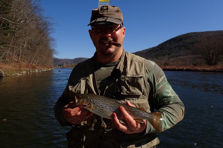 guided fly fishing trips on the delaware river