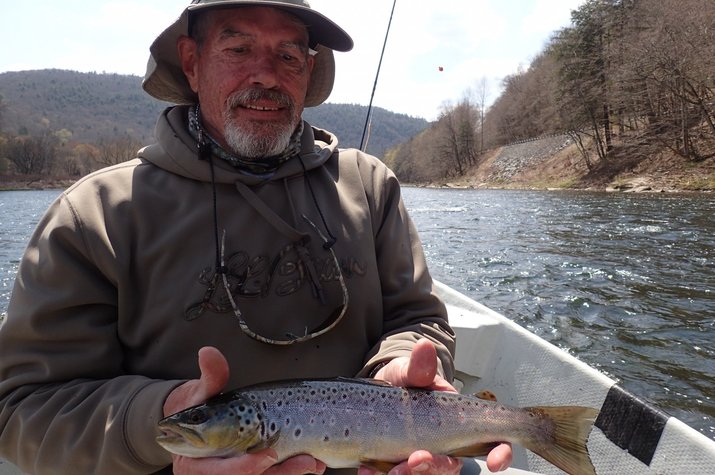 upper delaware river guided fly fishing trips with new york and pennsylvania fishing guide jesse filingo 