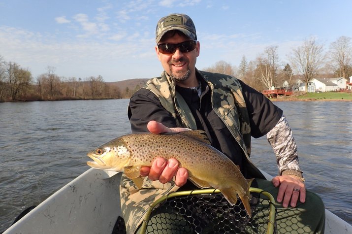 west branch delaware river fly fishing guide jesse filingo