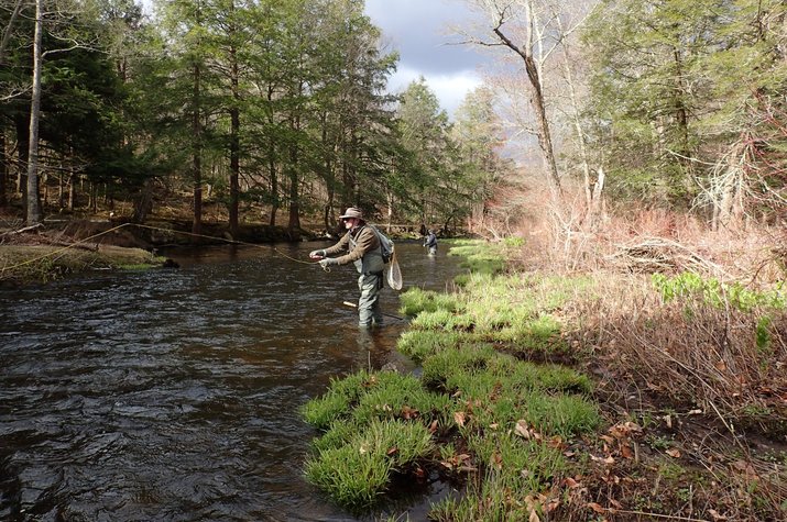 pocono mountains pennsylvania fly fishing guide jesse filingo fishing guide