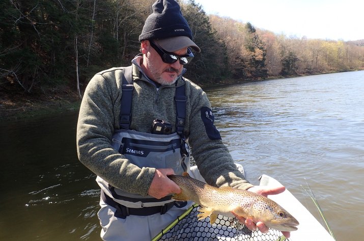 west branch delaware river fly fishing guide jesse filingo 