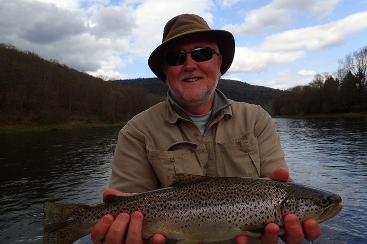 fly fishing the west branch delaware river for wild brown trout with jesse filingo of filingo fly fishing