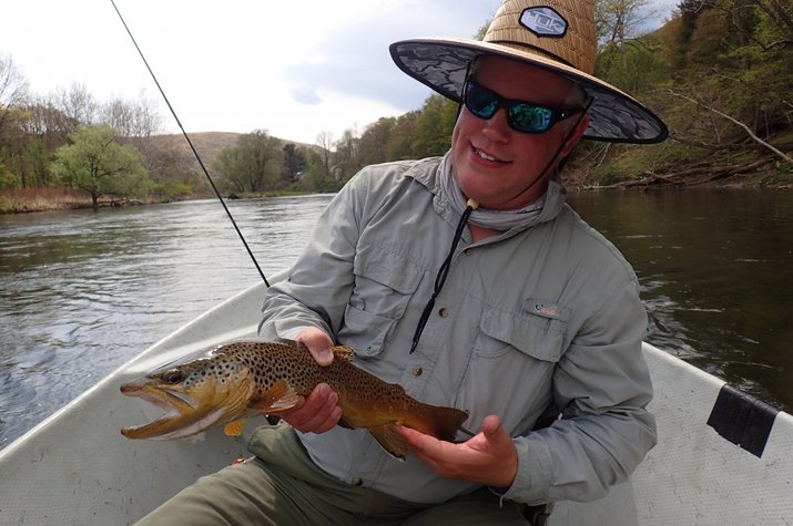 guided fly fishing trips west branch delaware river fly fishing guide jesse filingo