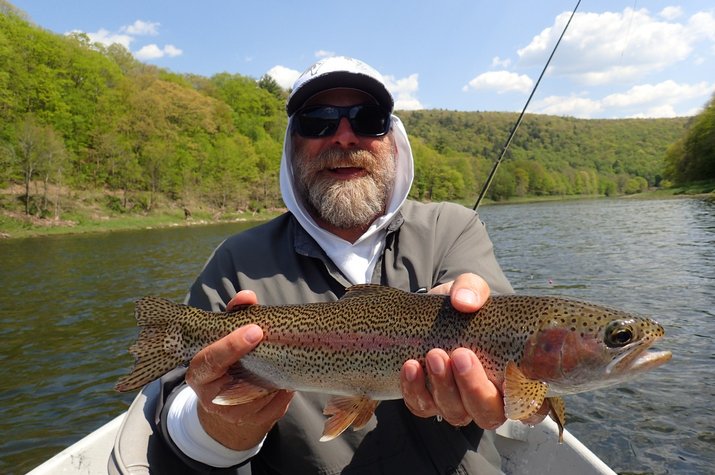 guided fly fishing upper delaware river fishing guide jesse filingo