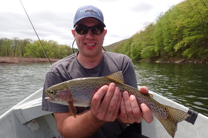 guided fly fishing tours upper delaware river trout new york and pennsylvania