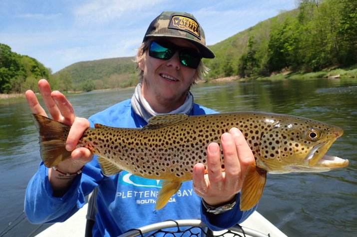 upper delaware guided fly fishing float trips for wild trout with jesse filingo filingo fly fishing