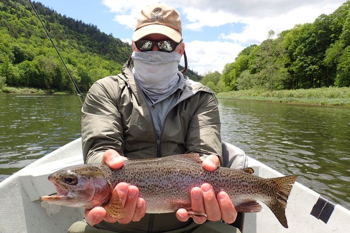 new york upper delaware river and Pennsylvania pocono mountains guided fly fishing trips with filingo fly fishing