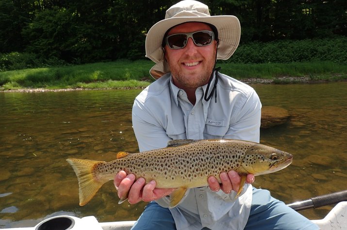 guided fly fishing new york delaware river