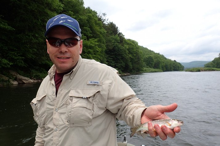 fly fishing the upper delaware river for wild trout with jesse filingo of filingo fly fishing