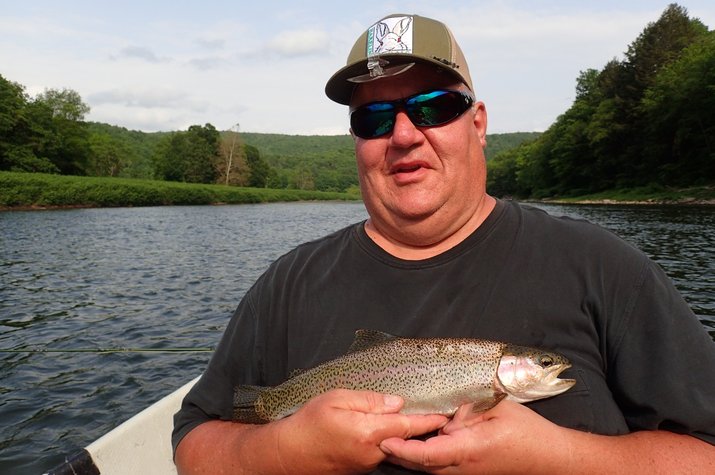 guided fly fishing the upper delaware river for wild trout with jesse filingo