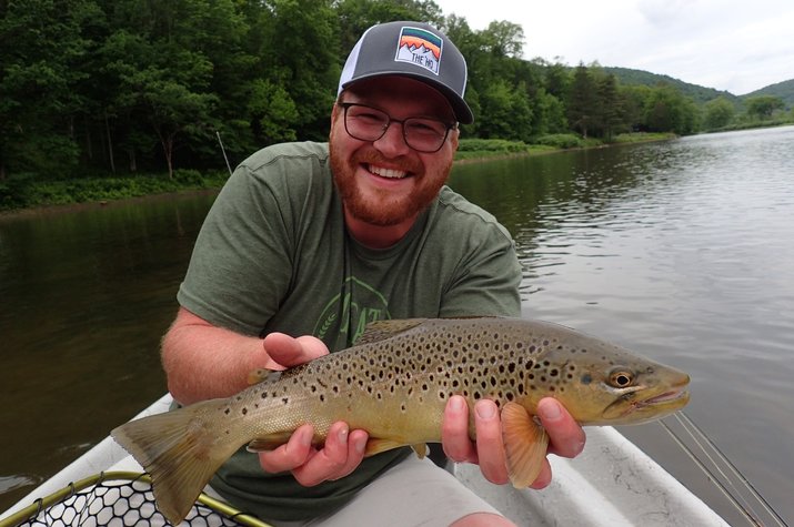 west branch delaware river guided fly fishing for trout