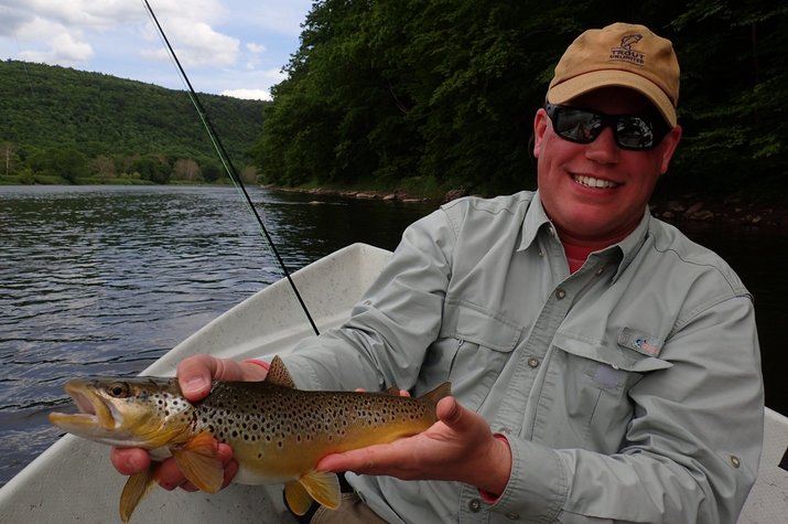 guided fly fishing tours with jesse filingo of filingo fly fishing on the delaware river for trout