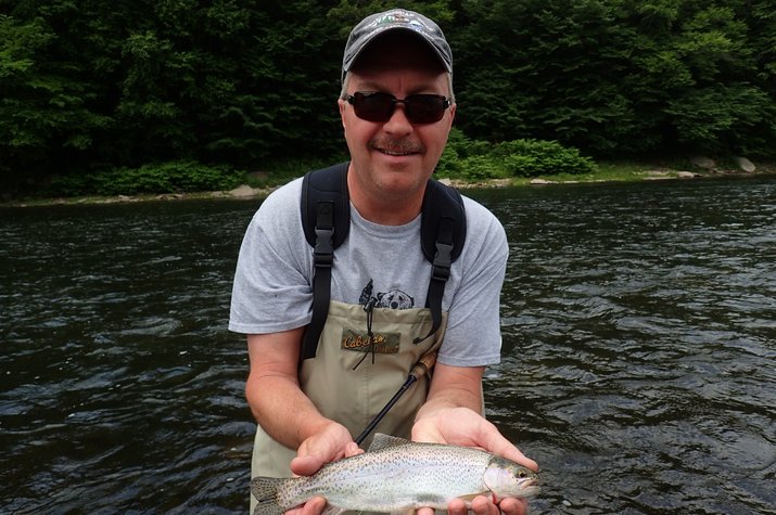 guided fly fishing tours with jesse filingo on the upper delaware river