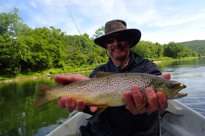 delaware river trout fishing guide jesse filingo