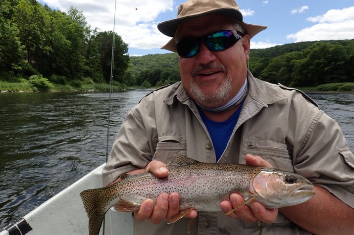 delaware river trout guided fly fishing tours jesse filingo of filingo fly fishing