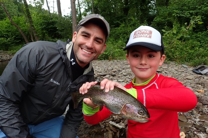 guided fly fishing the pocono mountains and delaware river with filingo fly fishing