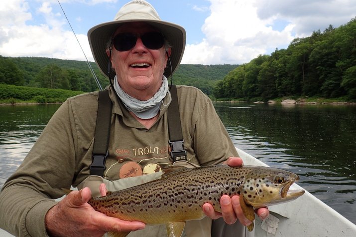 delaware river guided fly fishing with jesse filingo of filingo fly fishing new york and pennsylvania