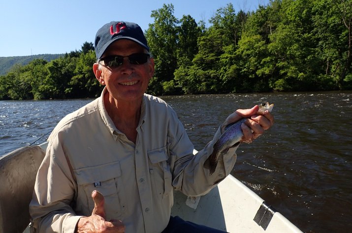guided fly fishing tours in the pocono mountains for trout with jesse filingo of filingo fly fishing
