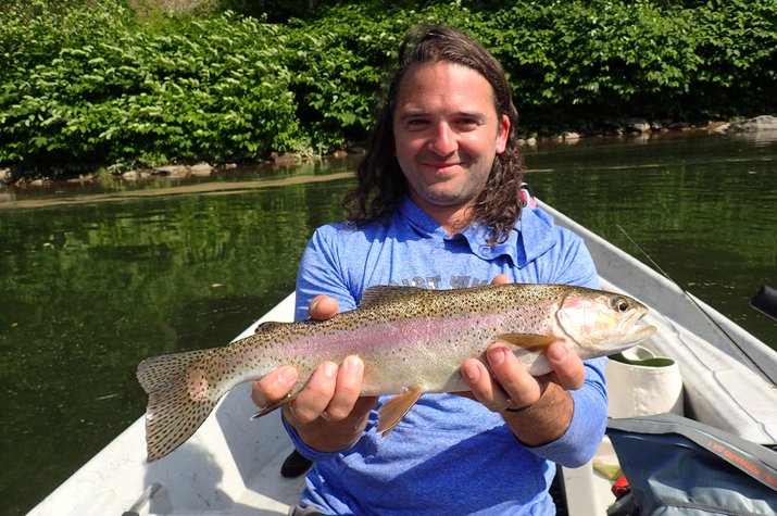 guided fly fishing delaware river trout