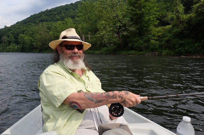 guided float trip on the upper delaware river for wild brown trout and rainbow trout with jesse filingo of filingo fly fishing on the west branch of the delaware river