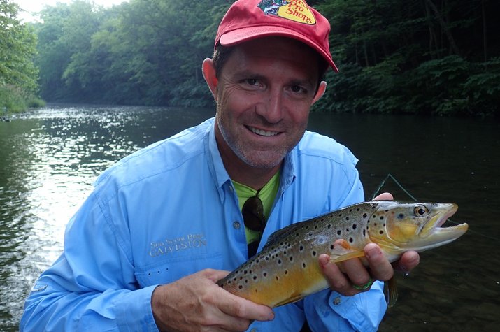fly fishing the pocono mountains with jesse filingo of filingo fly fishing for wild brown trout in the poconos