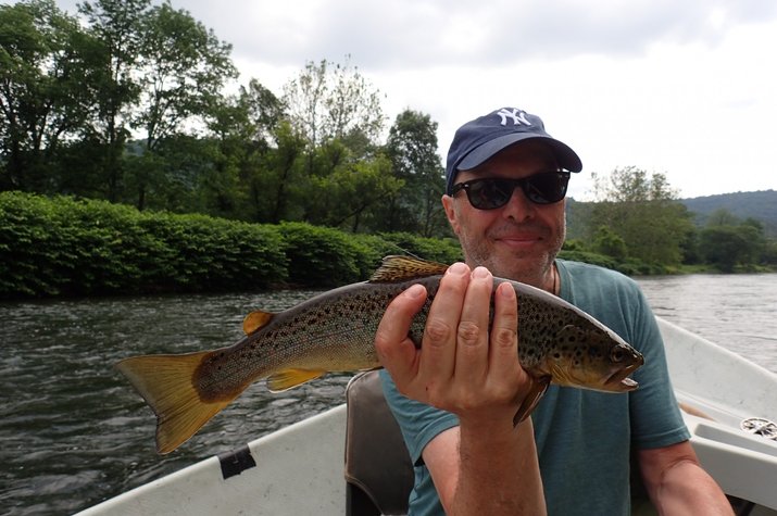 guided fly fishing float trips on the delaware river and pocono mountains with filingo fly fishing