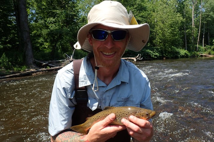 fly fishing guided tours in the pocono mountains with jesse filingo of filingo fly fishing for trout