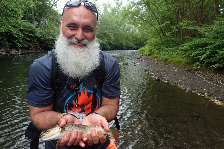 guided fly fishing for trout pennsylvania pocono mountains filingo fly fishing