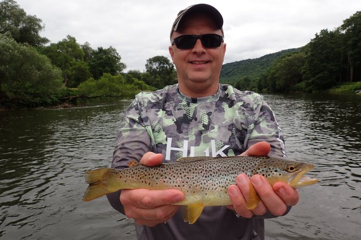 new york west branch delaware river fly fishing guide jesse filingo