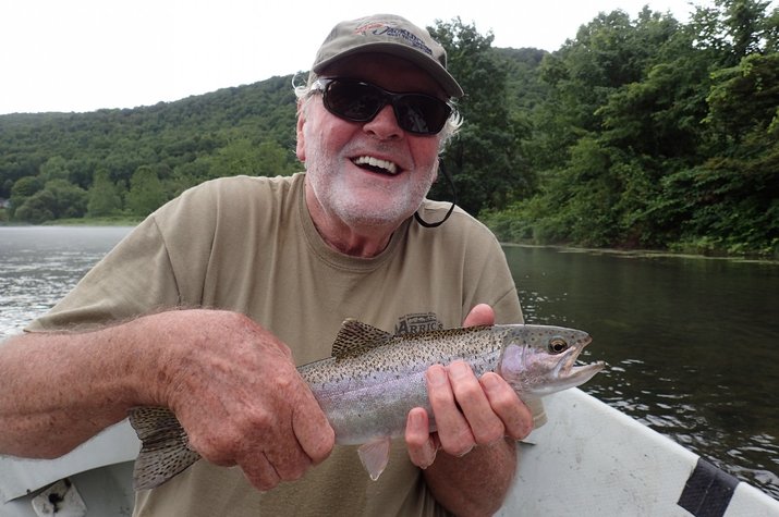 guided fly fishing float trips on the delaware river for big wild trout with filingo fly fishing
