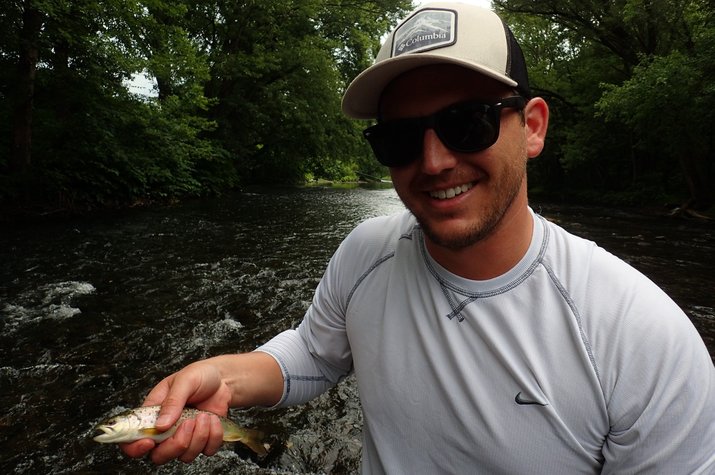 guided fly fishing for trout in the pocono mountains with jesse filingo of filingo fly fishing