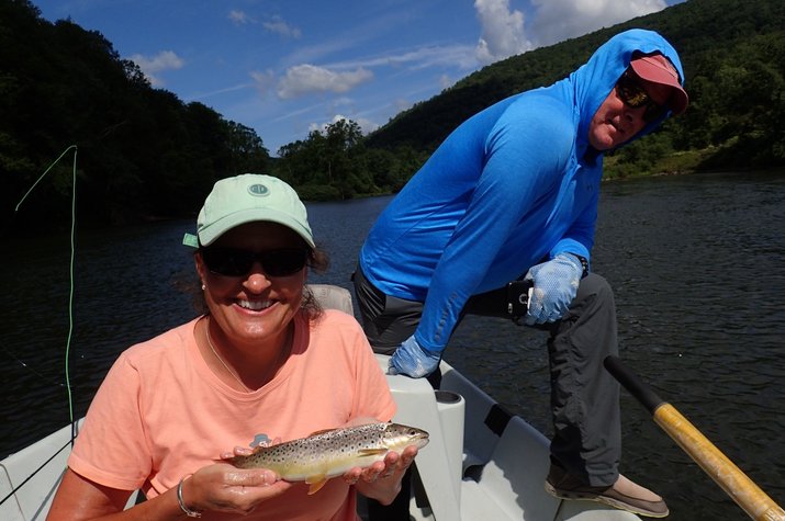 guided fly fishing float trips on the delaware river for trout with jesse filingo of filingo fly fishing