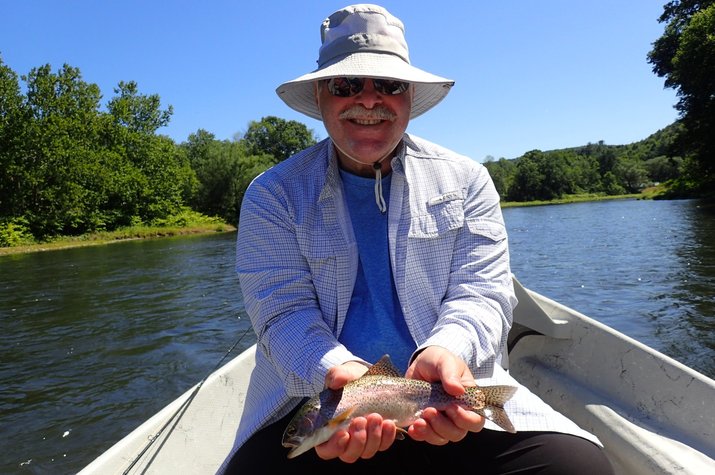 west branch delaware river guided fly fishing with fishing guide jesse filingo