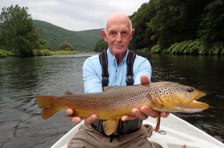 guided fly fishing new york west branch delaware river