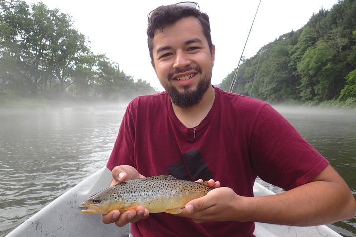 west branch delaware river fly fishing guide jesse filingo new york fishing guide