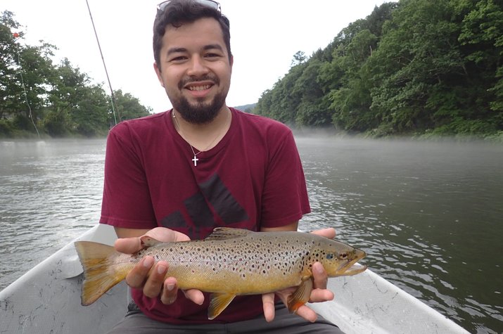 west branch delaware river fly fishing guide jesse filingo