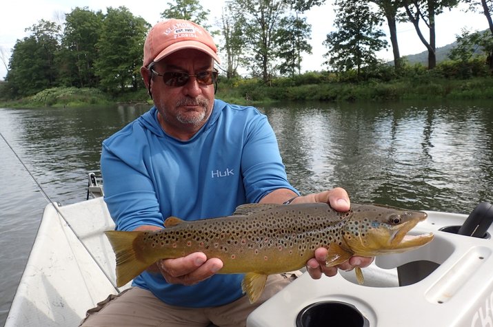 delaware river fly fishing guide jesse filingo west branch angler new york