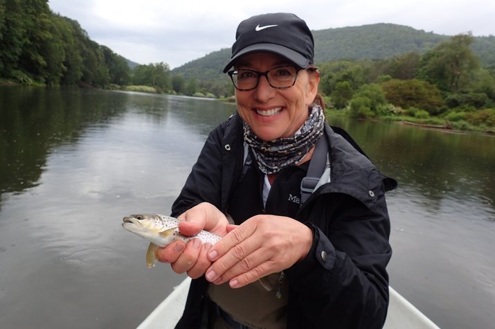 guided fly fishing float trips on the delaware river for trout with jesse filingo of filingo fly fishing