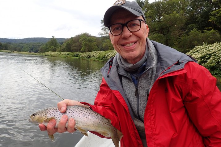 guided fly fishing float trips on the delaware river for big trout with jesse filingo of filingo fly fishing