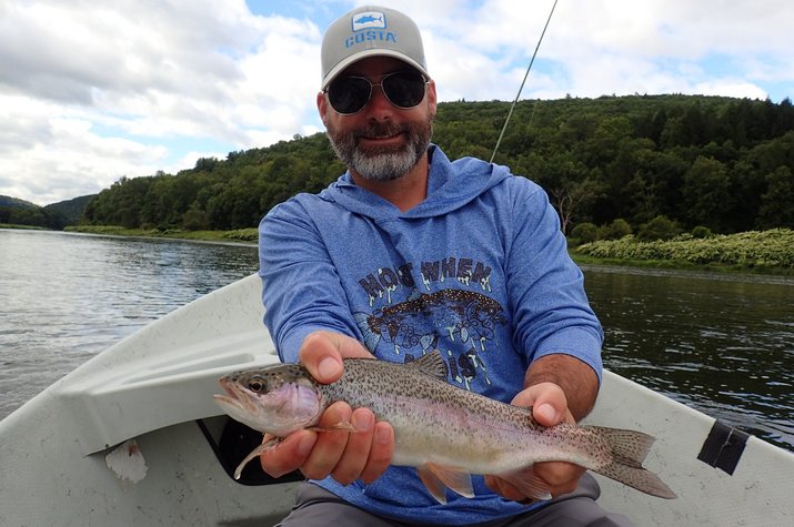 new york and pennsylvania delaware river guided fly fishing float trips jesse filingo