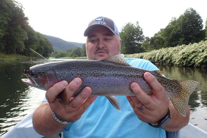 guided fly fishing upper delaware river new york and pocono mountains pennsylvania jesse filingo